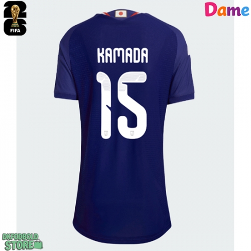 Japan Daichi Kamada #15 Replika Hjemmebanetrøje Dame VM 2026 Kortærmet